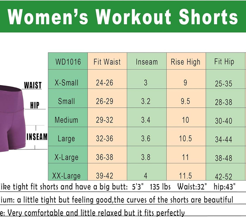 Women'S 3"/4" High Waist Spandex Running Shorts for Yoga