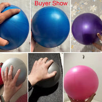 New 25Cm Yoga Ball Exercise Gymnastic Fitness Pilates Ball Balance Exercise Gym Fitness Yoga Core Ball Indoor Training Yoga Ball