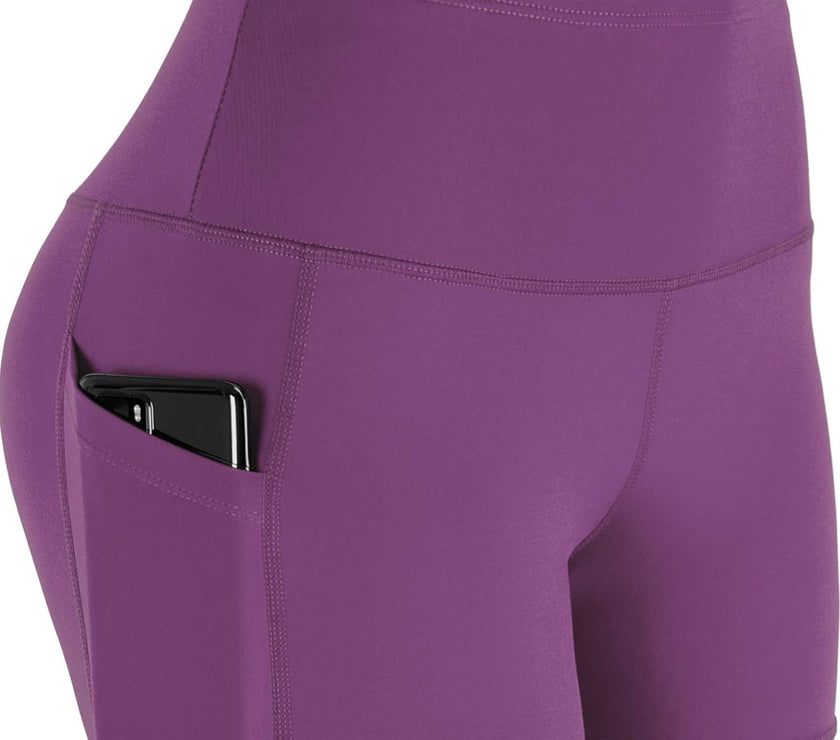 Women'S 3"/4" High Waist Spandex Running Shorts for Yoga