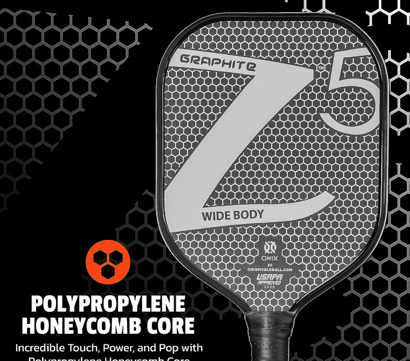 Graphite MOD Z5 Graphite Carbon Fiber Pickleball Paddles with Cushion Comfort Pickleball Paddle Grip