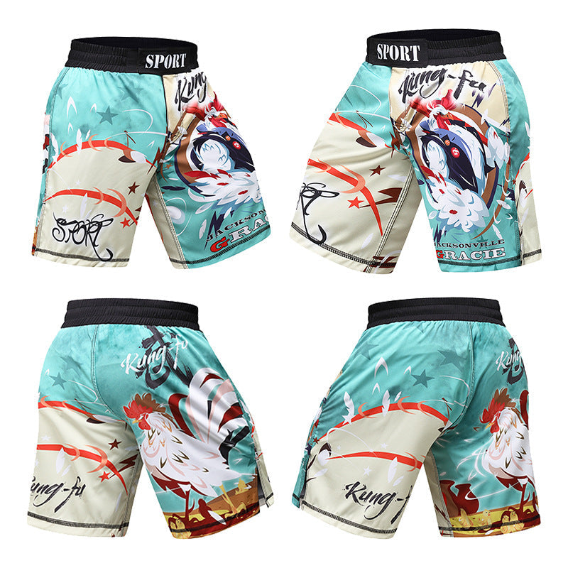 Men'S Gym Jiu Jitsu Sanda Shorts