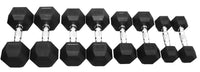 Dumbbell Set, Pairs of 5 Lb, 10 Lb, 15 Lb, and 20 Lb