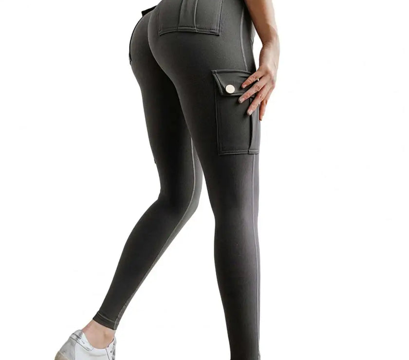 Velvet Lined Workout Pants Women Yoga Pants High Waist Yoga Pants with Pockets for Women Lifting Sport Leggings Tight for Gym