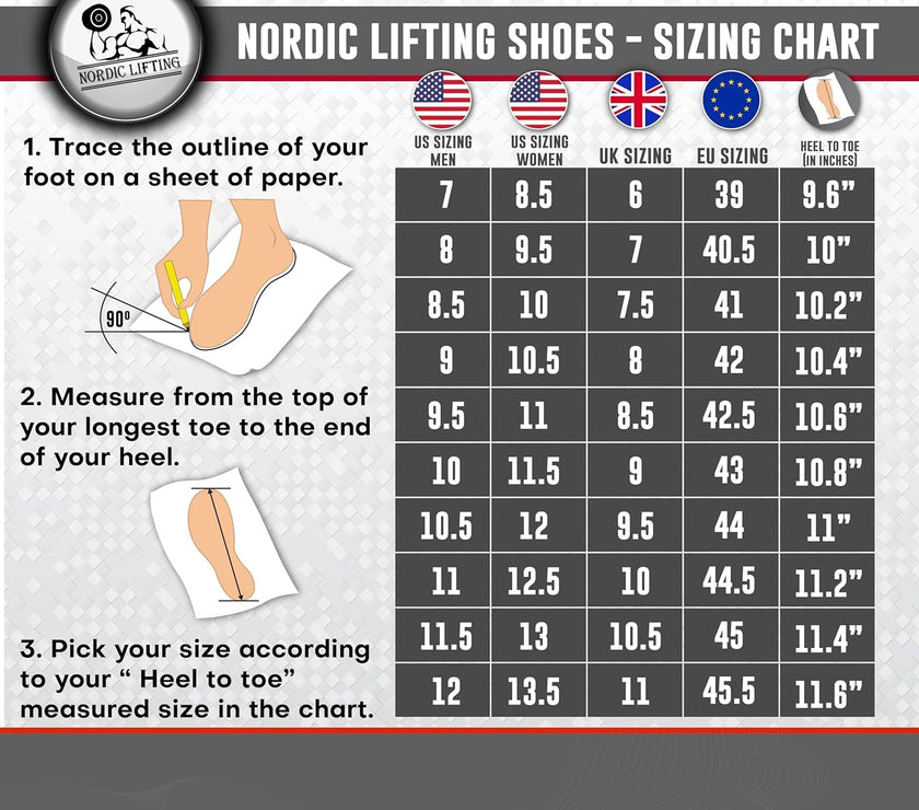 Powerlifting Shoes for Heavy Weightlifting - Men'S Squat Shoe - MEGIN