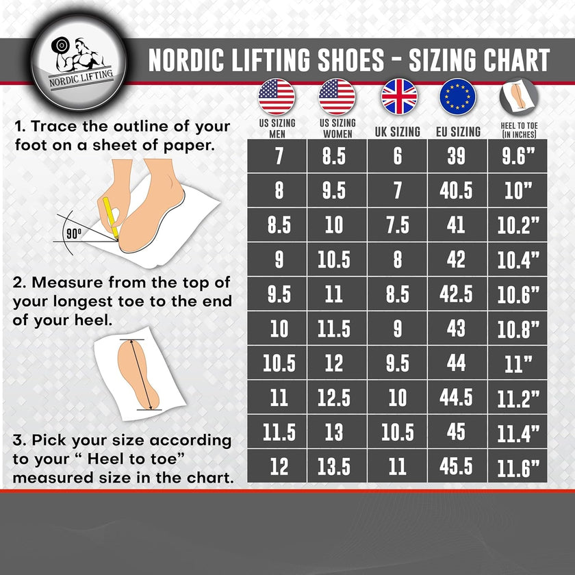 Powerlifting Shoes for Heavy Weightlifting - Men'S Squat Shoe - MEGIN