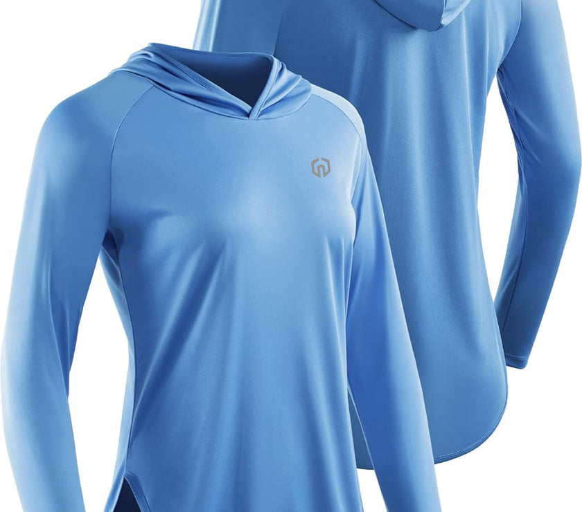 Women'S Sun Protection Running Shirts Workout Athletic Shirts with Hoods