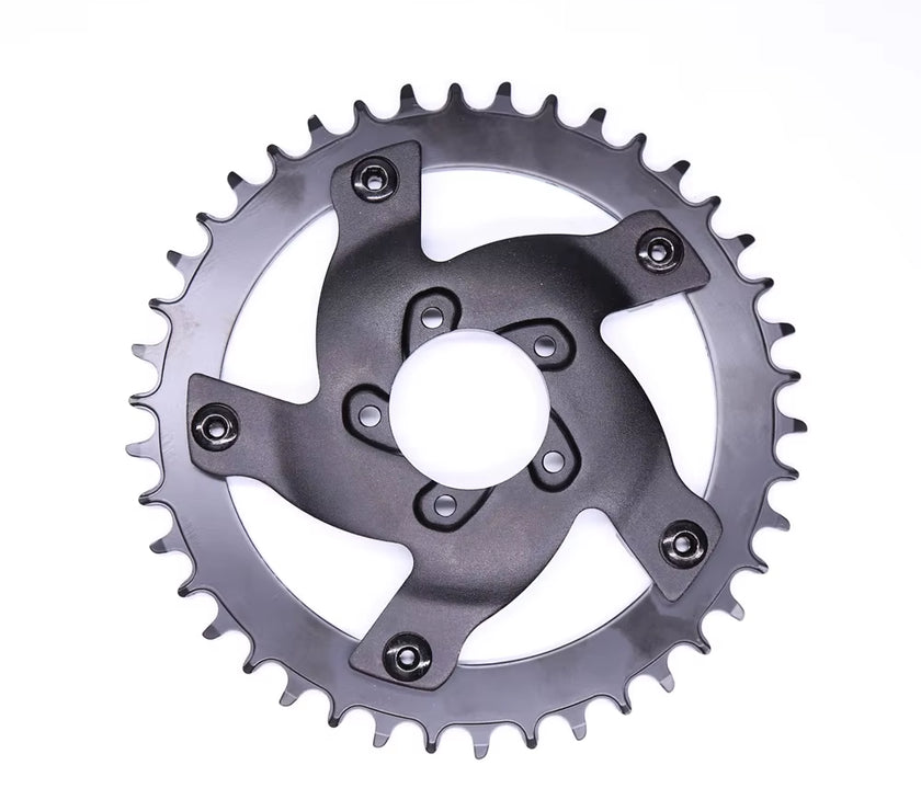 2023 Hot Sale New Design 42T/44T Aluminium Alloy Chainring for Banfang Bbshd Mid Drive Motor Kit