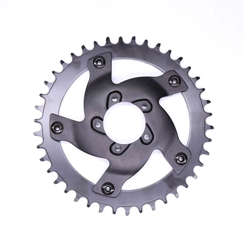 2023 Hot Sale New Design 42T/44T Aluminium Alloy Chainring for Banfang Bbshd Mid Drive Motor Kit