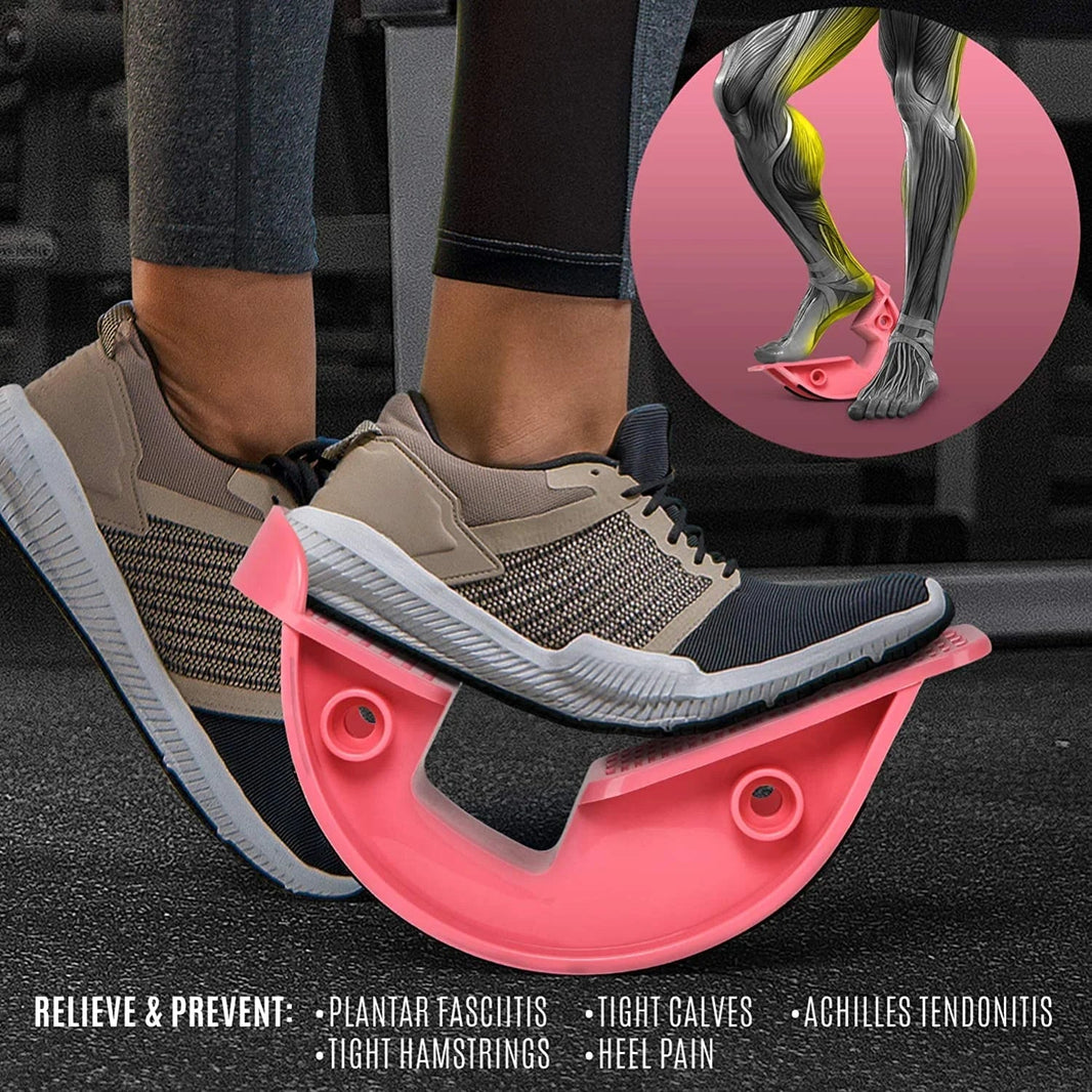 Foot Rocker Calf Stretcher – for Flexibility, Mobility and Range of Motion Improvement (Pick, Plastic, Unilateral)