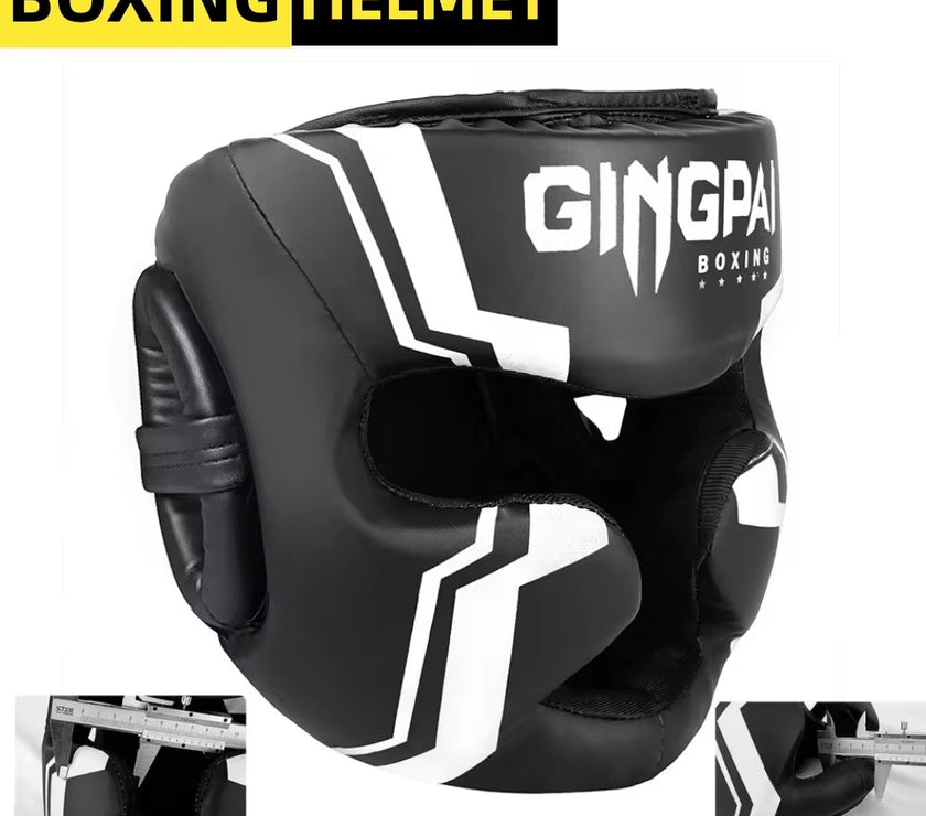 Kick Boxing Helmet Karate Muay Thai Guantes De Boxeo Free Fight Headgear MMA Head Guard Sanda Training Adults Kids Equipment