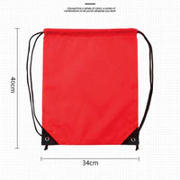 Waterproof Gym Bag Drawstring Sack Fitness Travel Outdoor Backpack DIY Daybag Shopping Bags Swimming Basketball Yoga Sports Bags