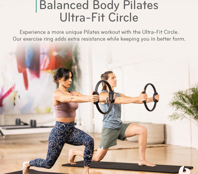 Ultra-Fit Circle Pilates Ring, Body Ring, Great Exercisers for Legs, Fitness Circle, Thigh Exercise, Pilates Circle, Pilate Ring Fitness Equipment for Home or Studio