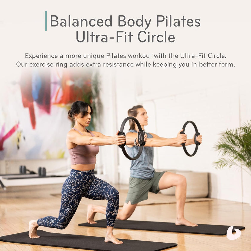 Ultra-Fit Circle Pilates Ring, Body Ring, Great Exercisers for Legs, Fitness Circle, Thigh Exercise, Pilates Circle, Pilate Ring Fitness Equipment for Home or Studio