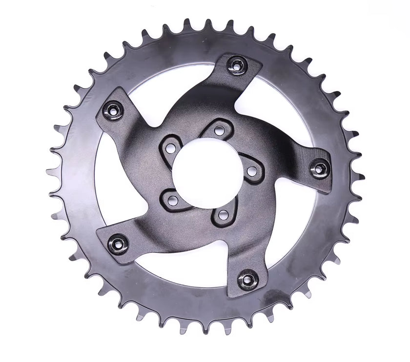 2023 Hot Sale New Design 42T/44T Aluminium Alloy Chainring for Banfang Bbshd Mid Drive Motor Kit