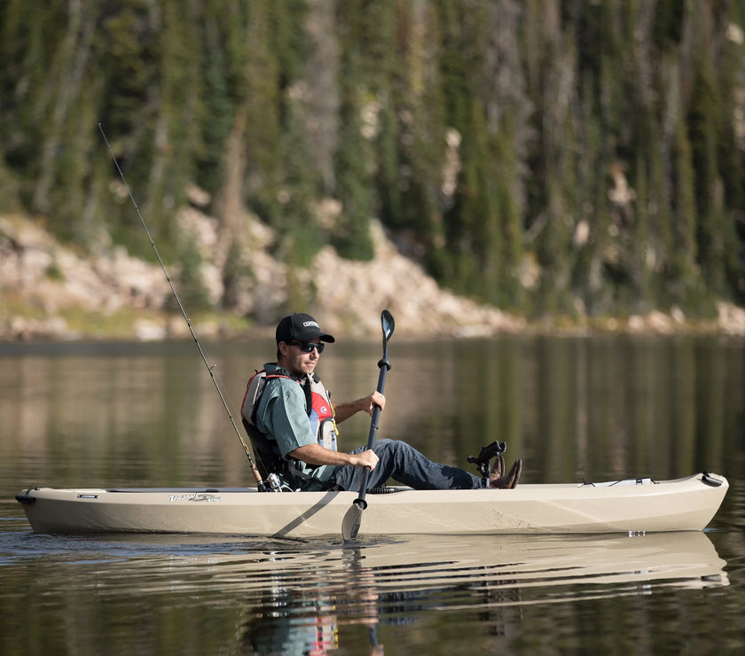 Tamarack Angler 10 Ft Fishing Kayak, Tan (90508)