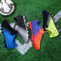 Kids Firm Ground Soccer Cleats Boys Girls Athletic Outdoor Football Shoes