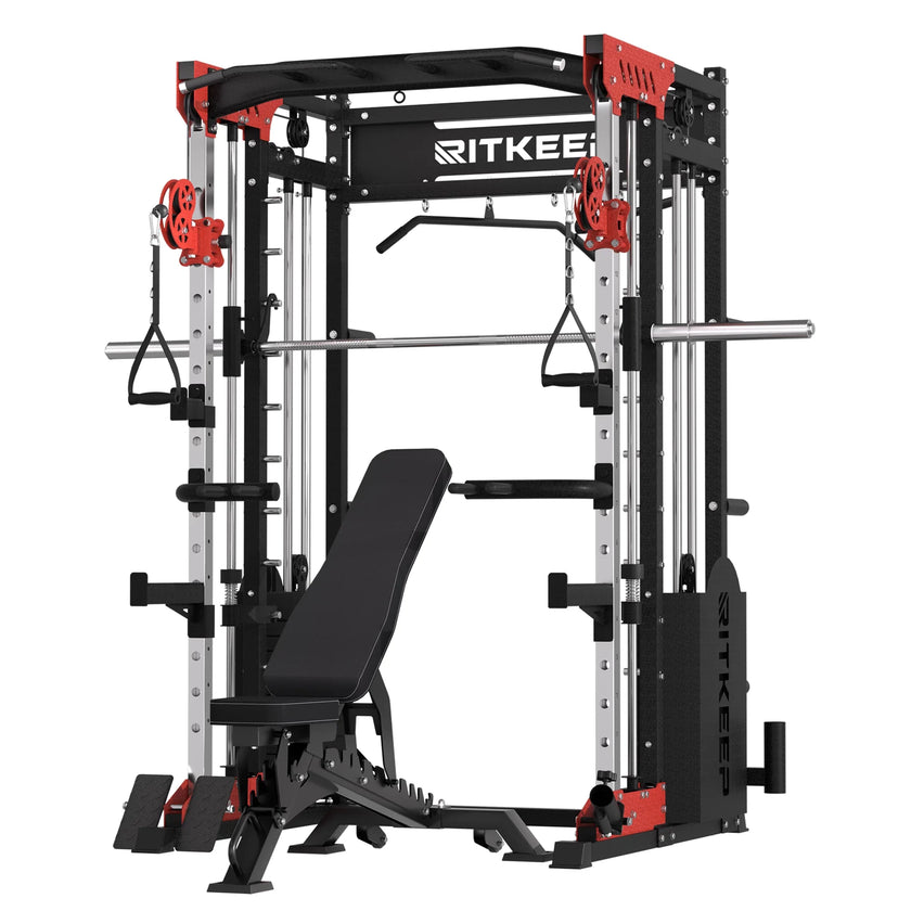 PMAX 5600 Home Gym Smith Machine - Integrated Weight System