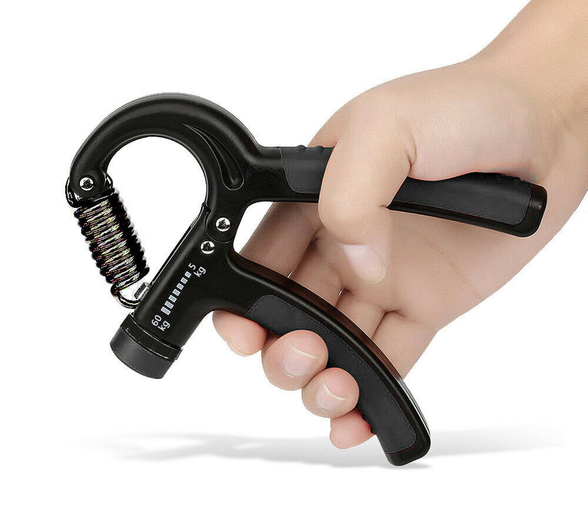 Hand Grip Adjustable Trainer Gripper Strengthener Gym Strength Exerciser Adjustable Heavy Gripper Fitness Hand Exerciser Grip Wrist Training Increase Strength Spring Finger Pinch Carpal Expander