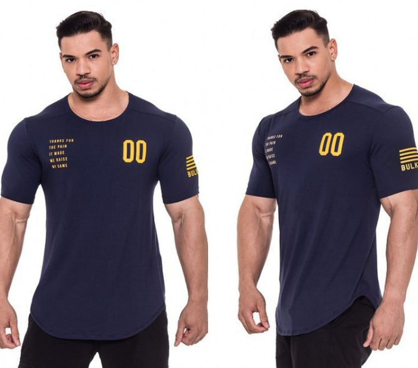 Round Neck Stretch Fitness T-Shirt