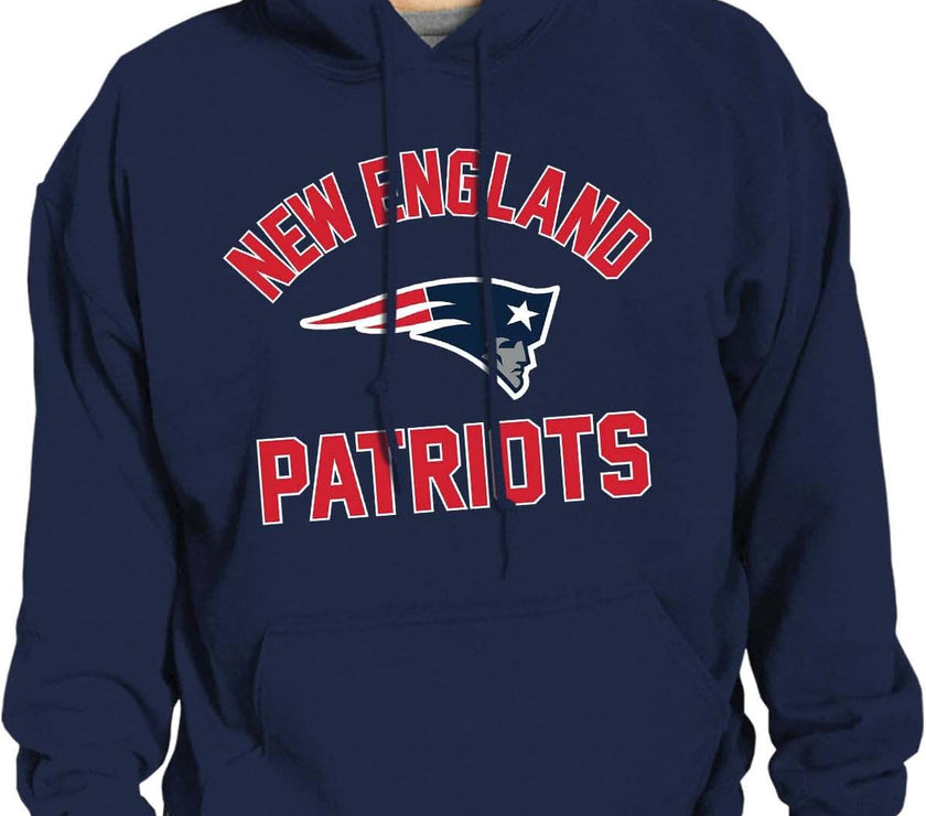 NFL Adult Gameday Hooded Sweatshirt - Poly Fleece Cotton Blend - Stay Warm and Represent Your Team in Style