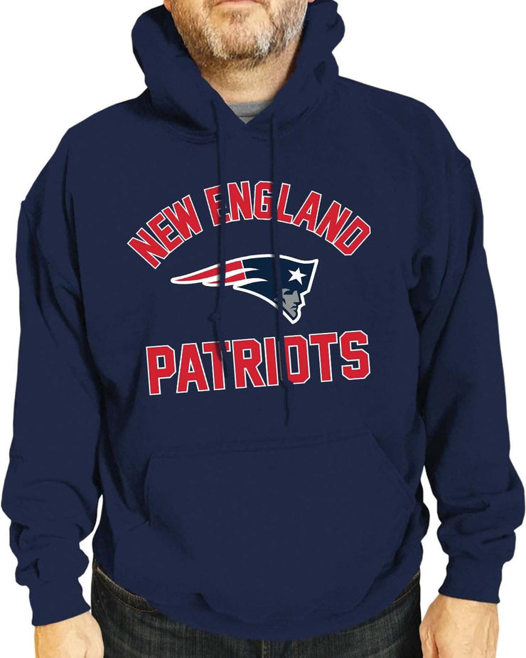 NFL Adult Gameday Hooded Sweatshirt - Poly Fleece Cotton Blend - Stay Warm and Represent Your Team in Style