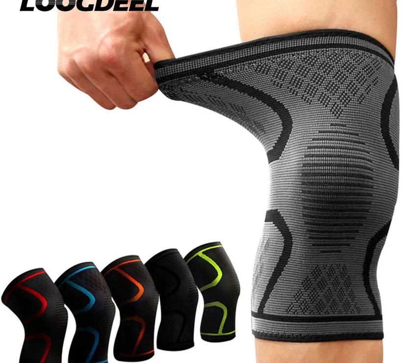 1PCS Fitness Running Cycling Knee Support Braces Elastic Nylon Sport Compression Knee Pad Sleeve for Basketball Volleyball