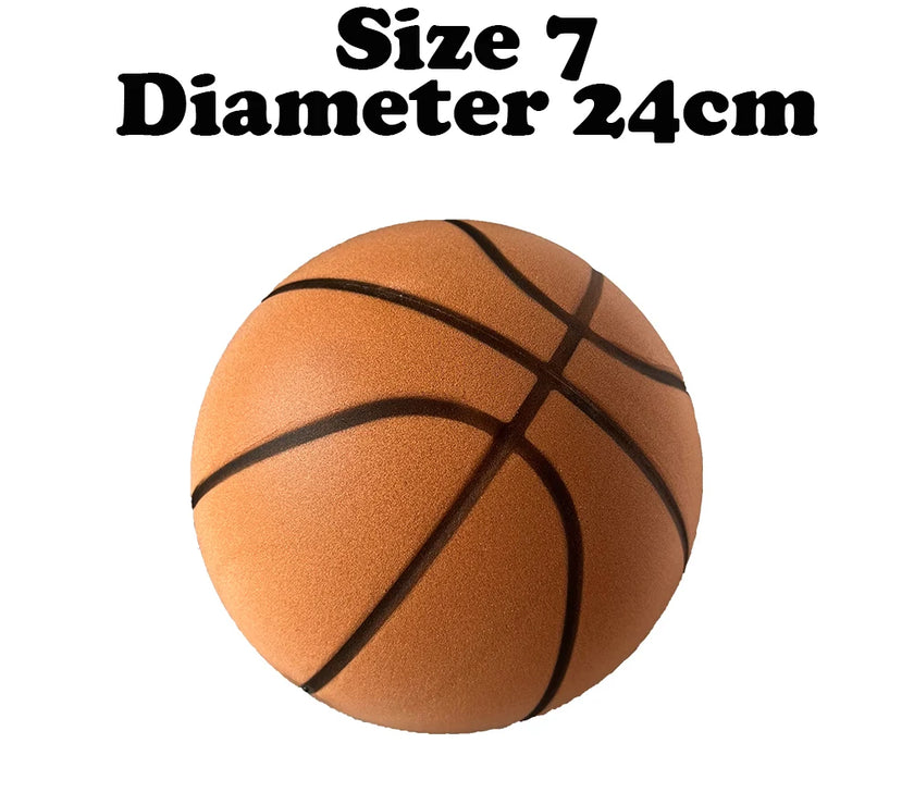 Grooved Silent Basketball 29.5''/27.5''Foam Basketball Indoor Training Silent Ball Dribbling Quietly Bounce Basketball No Noise