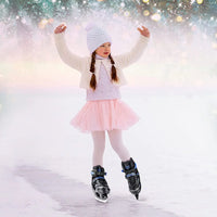 Adjustable Ice Skates with Free Skate Bag for Beginners,Kids,Girls&Boys-Ice Skating Shoes with Stainless Steel Blade