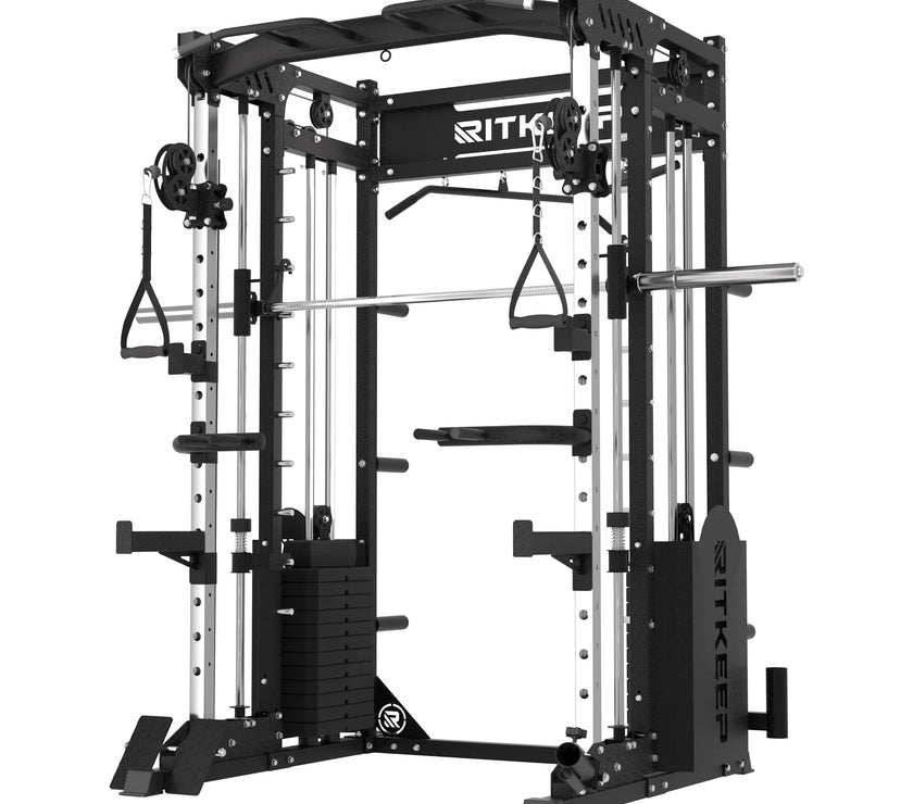 PMAX 5600 Home Gym Smith Machine - Integrated Weight System