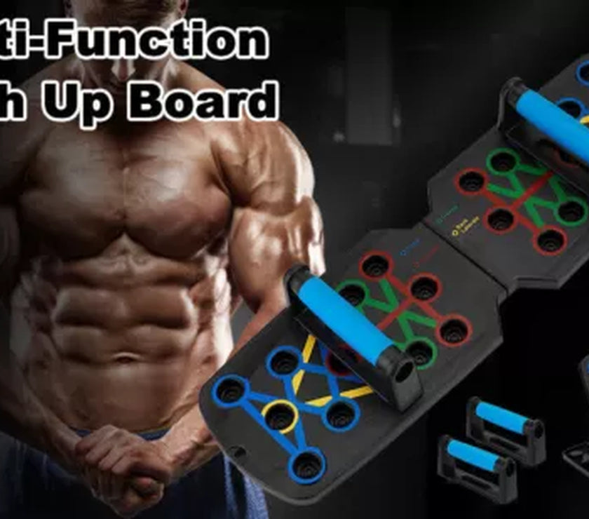 28 in 1 Push up Rack Board System Fitness Workout Train Home Gym Exercise Stands