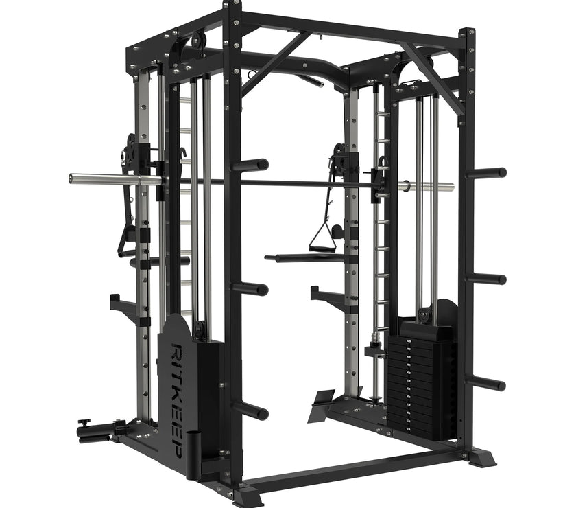 PMAX 5600 Home Gym Smith Machine - Integrated Weight System