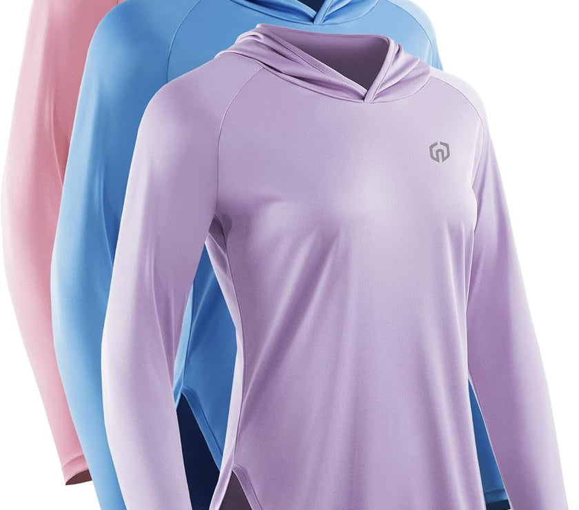 Women'S Sun Protection Running Shirts Workout Athletic Shirts with Hoods