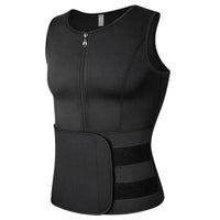 Men Body Shaper Waist Trainer Sauna Suit Sweat Vest Slimming Underwear Weight Loss Shirt Fat Burner Workout Tank Tops Shapewear