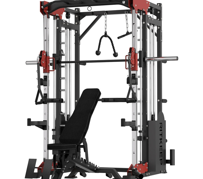 PMAX 5600 Home Gym Smith Machine - Integrated Weight System