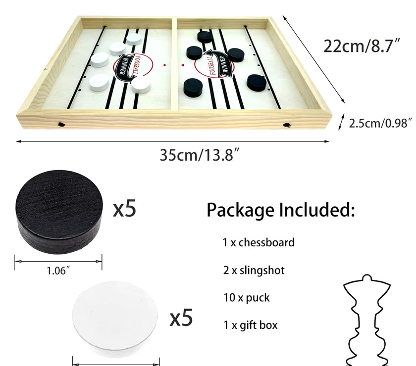 Foosball Winner Games Table Hockey Game Catapult Chess Parent-Child Interactive Toy Fast Sling Puck Board Game Toys for Children