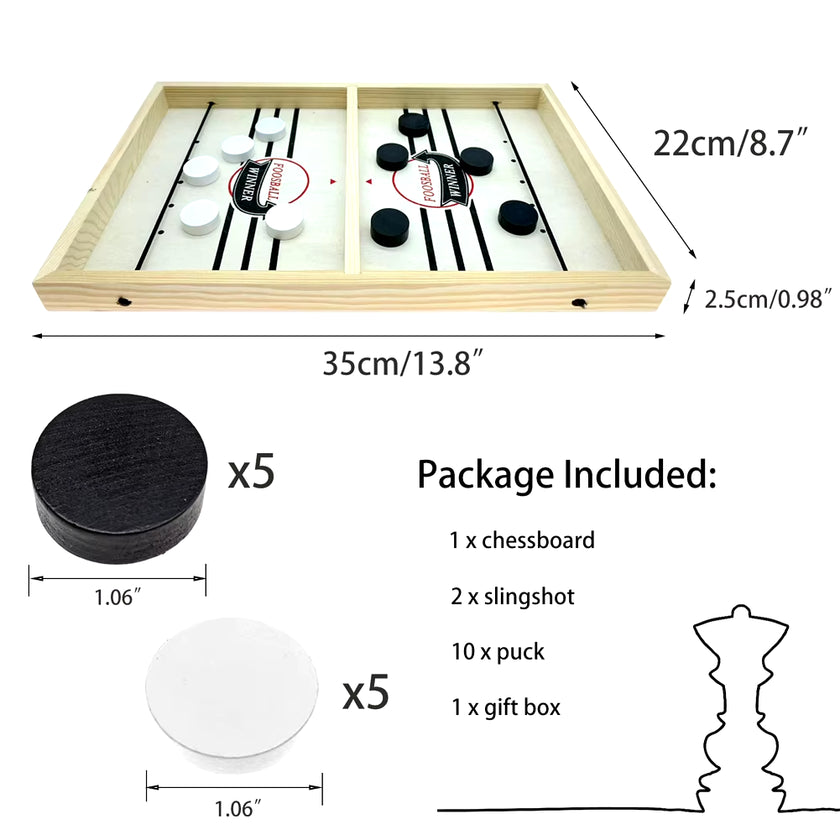 Foosball Winner Games Table Hockey Game Catapult Chess Parent-Child Interactive Toy Fast Sling Puck Board Game Toys for Children