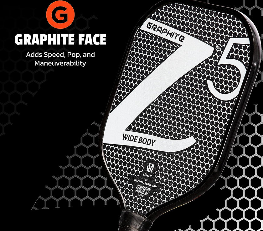 Graphite MOD Z5 Graphite Carbon Fiber Pickleball Paddles with Cushion Comfort Pickleball Paddle Grip