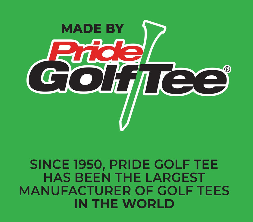 Pride PTS 175-Count Wood Golf Tees, Prolength 2 ¾"