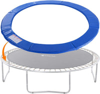 Trampoline Pad Replacement 16 15 14 13 12 10 8 Foot, Waterproof Safety Spring Cover round Frame Pad, No Hole for Pole