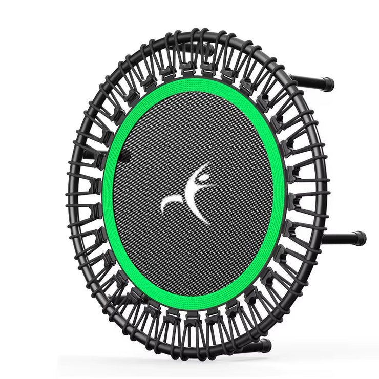 40" Portable round Mute Adult Trampoline Household Indoor Fitness Dedicated Elastic Rope Trampoline for Kids Fitness Equipment