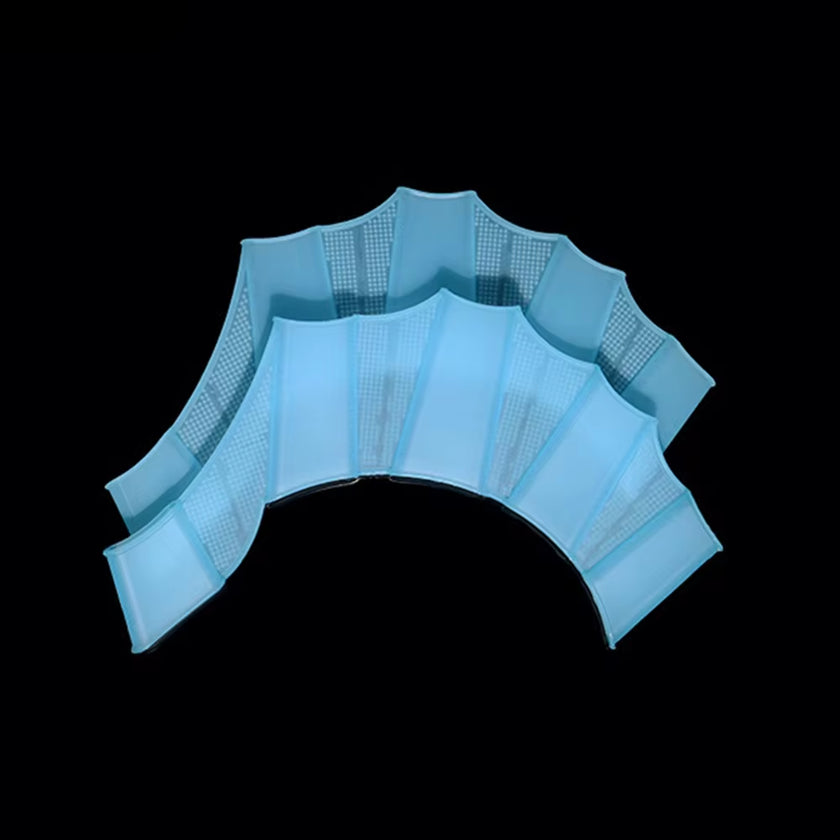 Silicone Swimming Fins Flipper Men Women Child Swim Pool Sport Professional Training Finger Hand Webbed Gloves Paddles Equipment