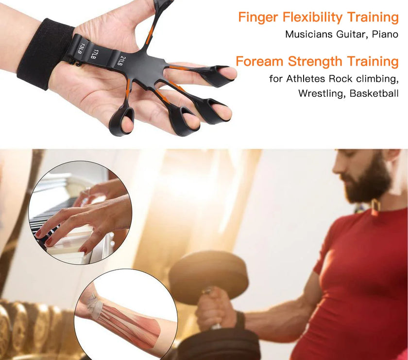 Adjustable 5-60Kg Heavy Hand Gripper Fitness Hand Exerciser Grip Wrist Training Finger Gripper Hand Strengthener for Patient