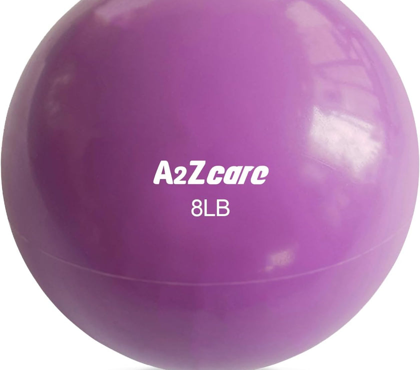 Toning Ball - Weighted Toning Exercise Ball - Soft Weighted Medicine Ball for Pilates, Yoga, Physical Therapy and Fitness