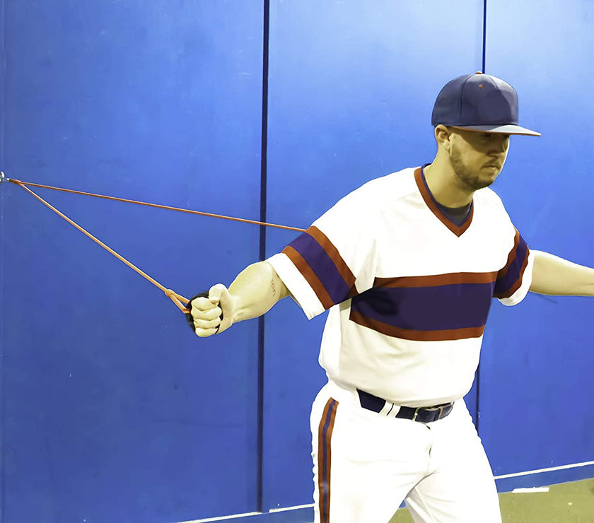 Baseball Resistance Bands Youth & Adult Athletes Safely Improve Pitching Throwing Batting & Arm Strength Used by Pitchers Quarterbacks Volleyball Basketball