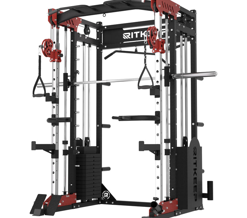 PMAX 5600 Home Gym Smith Machine - Integrated Weight System