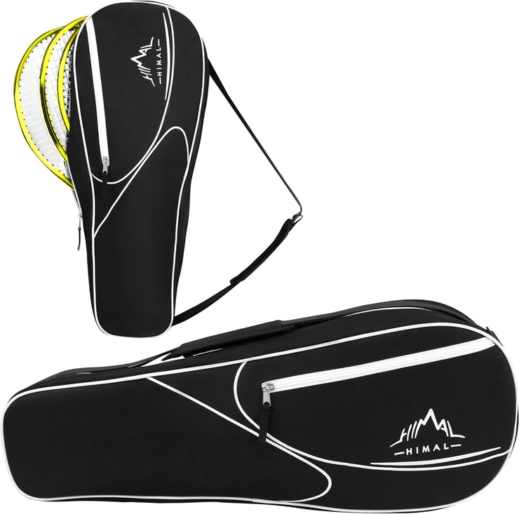 3 Racquet Tennis-Bag Premium Tennis-Racket-Bag with Protective Pad, Professional or Beginner Tennis Players, Lightweight Tennis Bag for All Ages