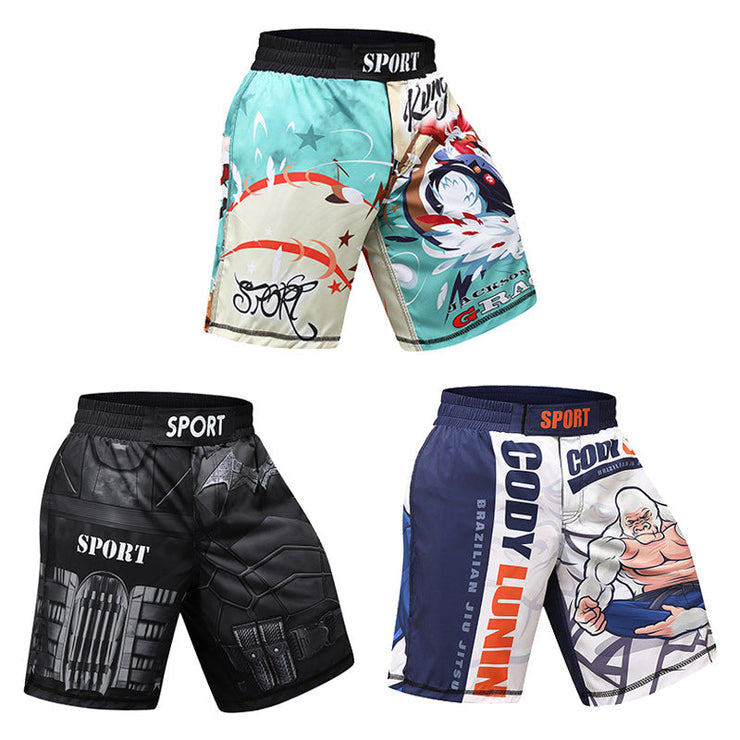 Men'S Gym Jiu Jitsu Sanda Shorts